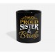 Sister Of The Bride Black Mugs